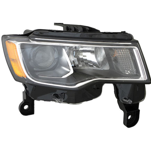 Load image into Gallery viewer, Quadratec Headlight Assembly Standard Halogen in Chrome for 17-20 Jeep Grand Cherokee WK2
