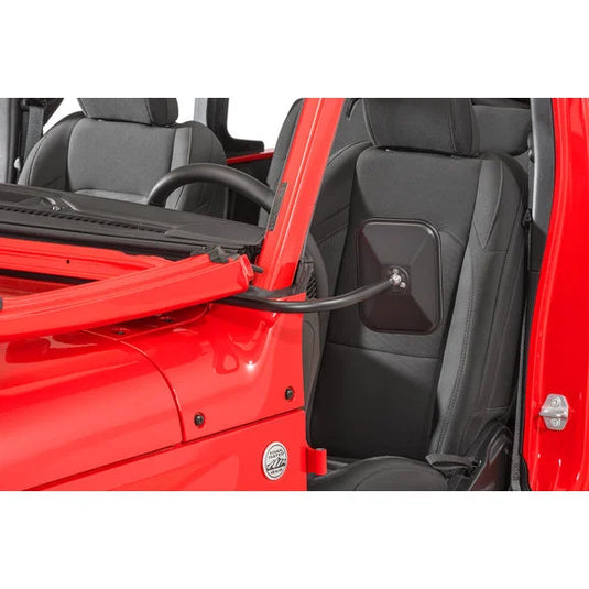 Rugged Ridge 11025.26 Rectangular Trail Mirror Kit Pair for 18-24 Jeep Wrangler JL & Gladiator JT