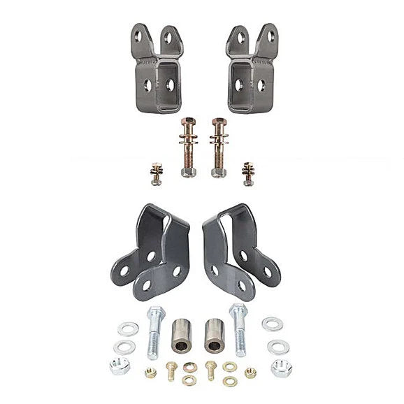 Synergy Manufacturing 8817 Front & Rear Lower Shock Relocation Bracket Kit for 20-22 Jeep Gladiator JT