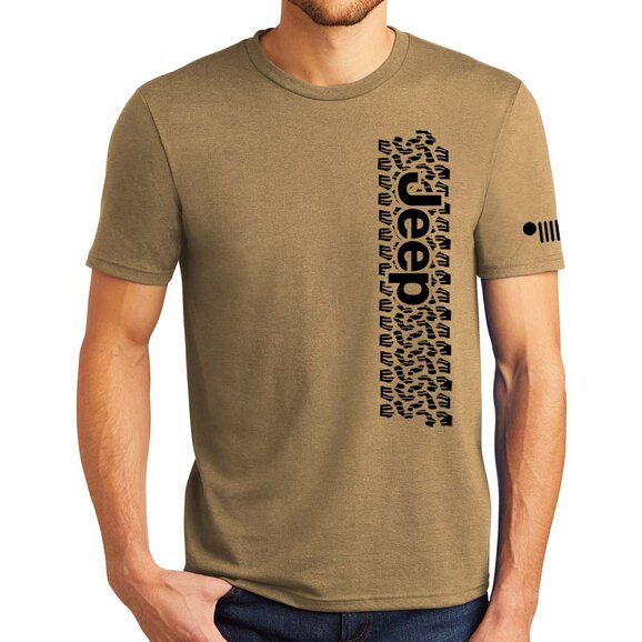 Load image into Gallery viewer, Jeep Merchandise Men&#39;s Jeep Track T-Shirt in Triblend
