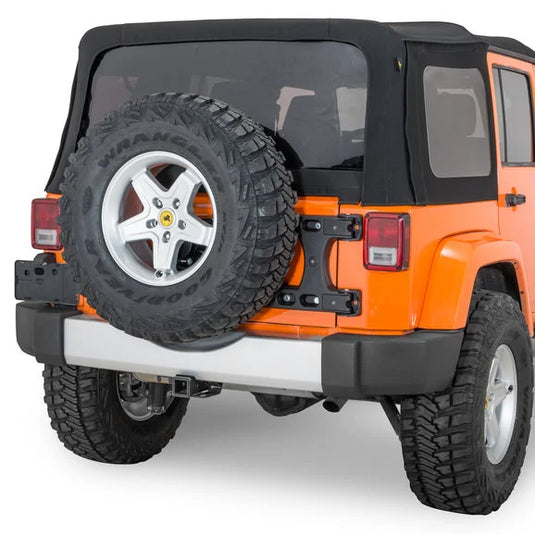 Teraflex IT HD Hinged Carrier & Adjustable Spare Tire Mounting Kit for 07-18 Jeep Wrangler JK