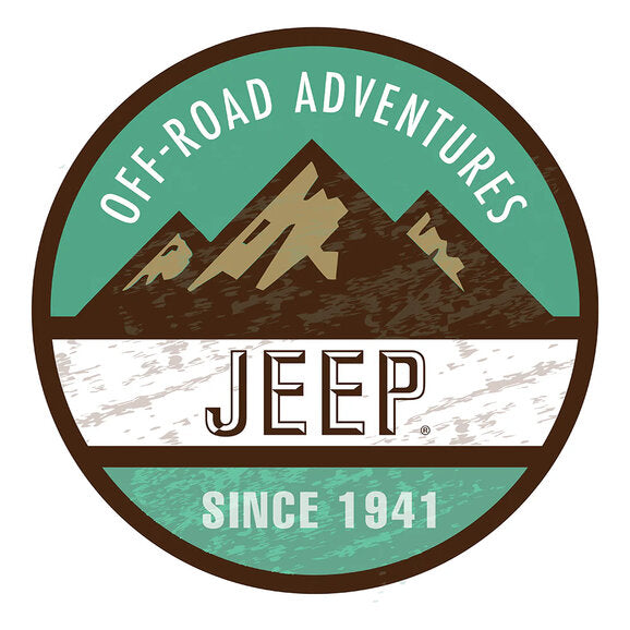 Load image into Gallery viewer, Jeep Merchandise 4&quot; Jeep Logo Circle Jeep Sticker
