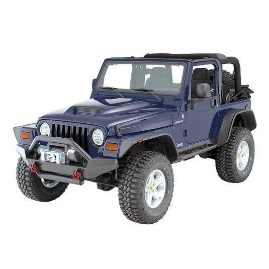 Cervini's Auto Design Ram Air Fiberglass Hood in Factory Match Paint (Top Only) for 97-06 Jeep Wrangler TJ & Unlimited