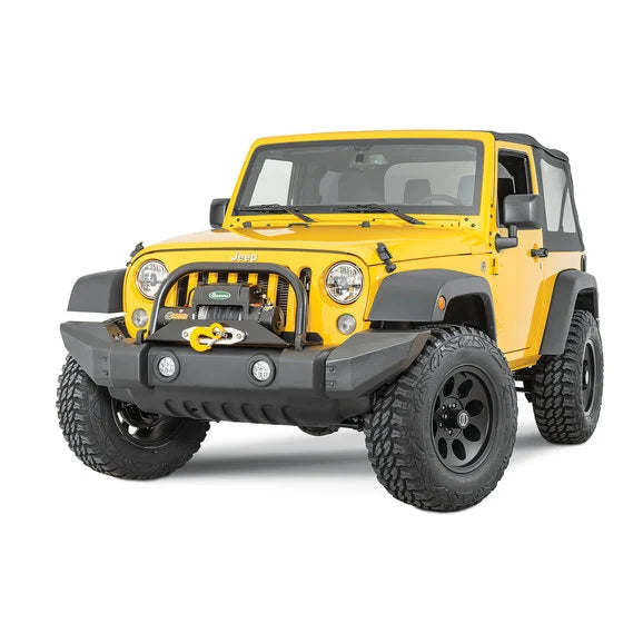 Rock Hard 4X4 RH-5015 Over Rider Hoop without Light Tabs for 07-15 Jeep Wrangler JK with Rock Hard Winch Mount