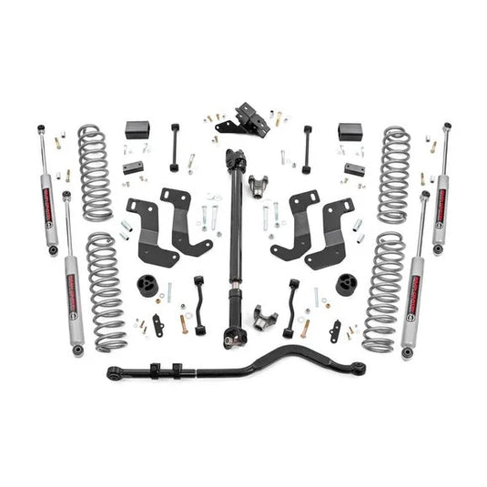 Rough Country 3.5in Suspension Lift Kit Stage 2 with Control Arm Drop for 18-23 Jeep Wrangler JL