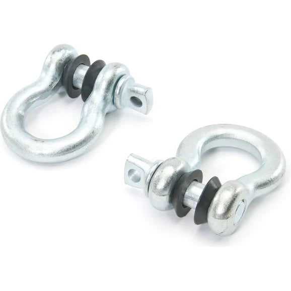 Load image into Gallery viewer, Crown Automotive RT33006 3/4&quot; D-Ring Pair with Anti-Rattle Bushings
