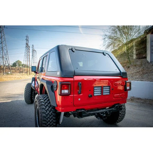 DV8 Offroad HTJLFB-B Ranger Fastback Hardtop for 18-24 Jeep Wrangler JL Unlimited