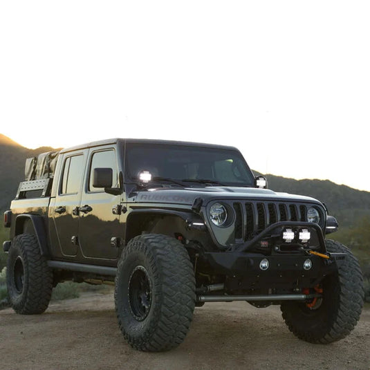 Nacho Offroad Lighting V1JL1 A-Pillar Light Mounts for 18-24 Jeep Wrangler JL & Gladiator JT