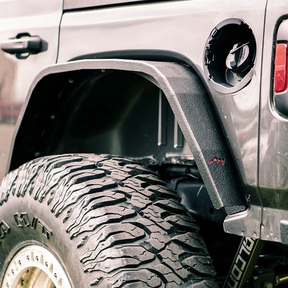 Load image into Gallery viewer, Reaper Off-Road JLFNDRX1-B Ripper Rear Fender Flare Kit for 18-24 Jeep Wrangler JL
