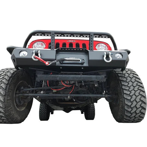 Load image into Gallery viewer, Warrior Products MOD Series Front Mid Width Bumper for 07-18 Jeep Wrangler
