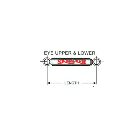 Load image into Gallery viewer, Skyjacker N8079 Nitro N8000 Series 20.27&quot; / 34&quot; Eye / Eye Shock with Red Shock Boot
