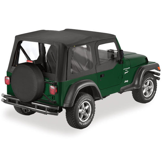 Bestop Replace-a-top Soft Top with Upper Door Skins for 97-06 Jeep Wrangler TJ