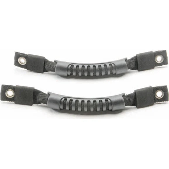 Load image into Gallery viewer, Quadratec Interior Pull Straps in Black for 97-06 Jeep Wrangler TJ &amp; Unlimited
