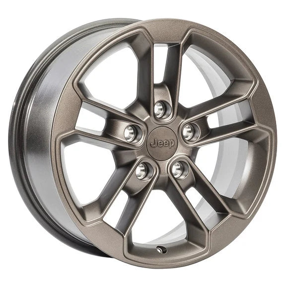 Mopar 5YW74NTZAA 75th Anniversary Wheel in Bronze for 07-18 Jeep Wrangler JK