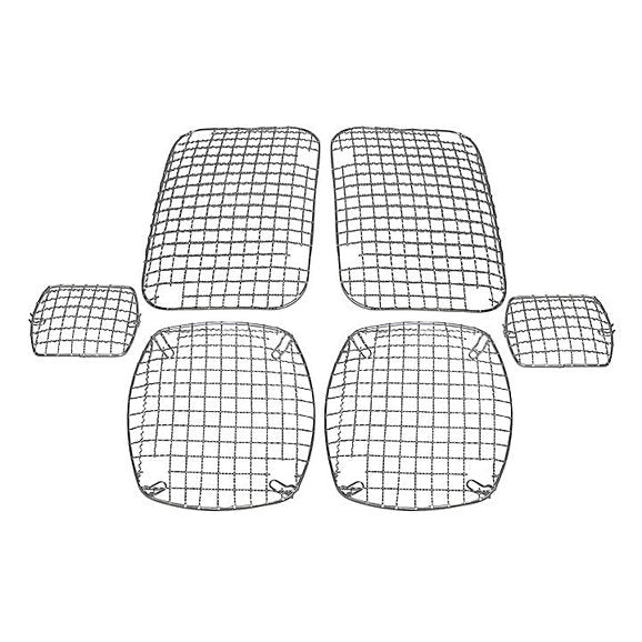 Crown Automotive Mesh Light Guard Set for 87-95 Jeep Wrangler YJ