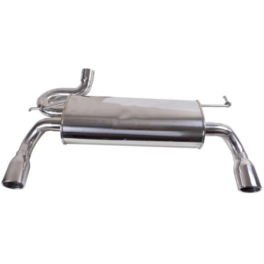 Rugged Ridge 17606.75 Dual Tip Stainless Steel Cat-Back Exhaust for 07-18 Jeep Wrangler JK
