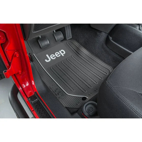 Load image into Gallery viewer, Plasticolor Jeep Logo Elite Series Front Floor Mats
