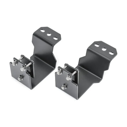 Quadratec JL-LMB Heavy-Duty Auxiliary Light Mount Brackets for 18-24 Jeep Wrangler JL & Gladiator JT