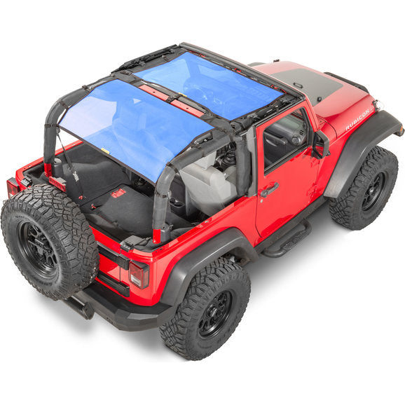 Load image into Gallery viewer, Dirtydog 4X4 Front &amp; Rear Sun Screen for 07-18 Jeep Wrangler JK 2 Door
