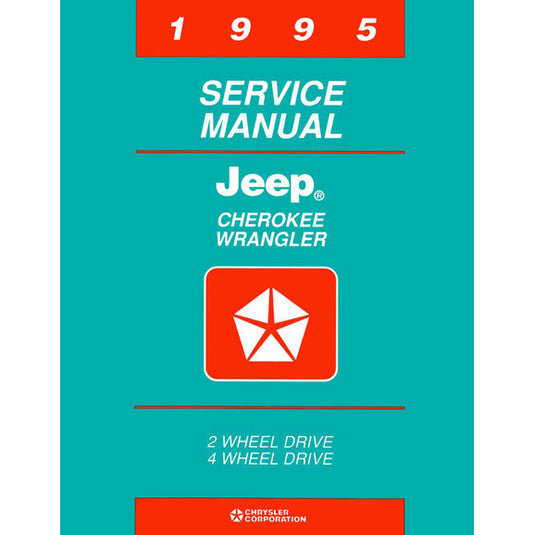 Bishko Automotive Literature Factory Authorized Technical Service Manuals for 87-04 Jeep Wrangler YJ & TJ