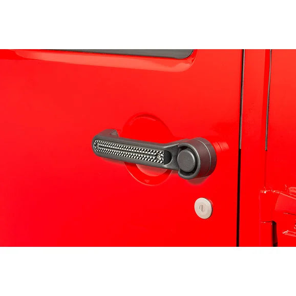 Load image into Gallery viewer, DV8 Offroad JP-190015-TT-5 Drake Offroad XT Door Handle Inserts for 07-18 Jeep Wrangler Unlimited JK 4 Door
