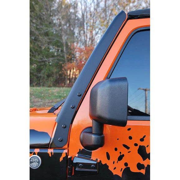 Load image into Gallery viewer, HyLine OffRoad 400.300.150 A Pillar Armor for 07-18 Jeep Wrangler JK
