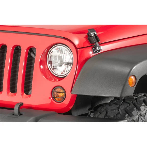 Load image into Gallery viewer, Kentrol Stainless Steel Front Marker Light Covers for 07-18 Jeep Wrangler JK
