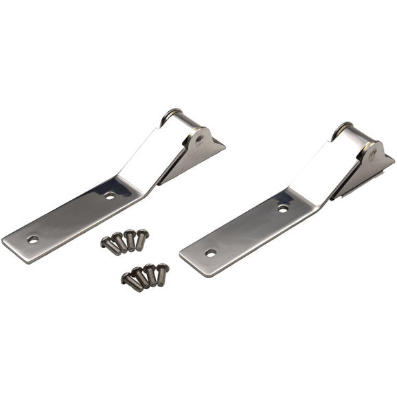 Load image into Gallery viewer, Kentrol Stainless Steel Tailgate Hinges for 87-95 Jeep Wrangler YJ
