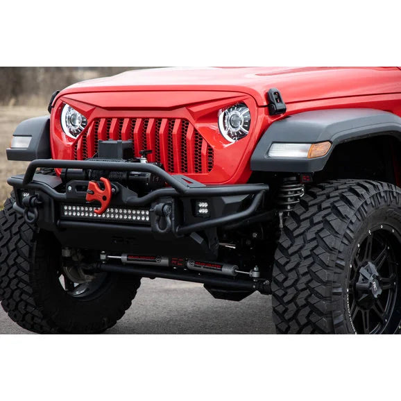 Load image into Gallery viewer, Rough Country RCH5300 9 Inch LED Halo Projector Headlights for 18-24 Jeep Wrangler JL &amp; 20-24 Gladiator JT
