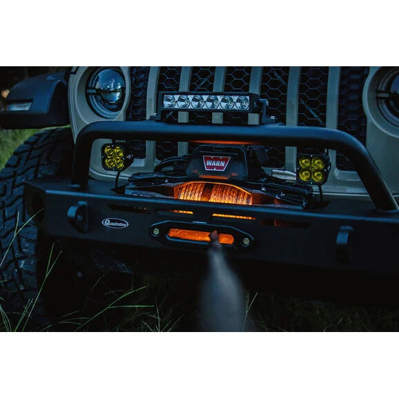 Load image into Gallery viewer, Quadratec RES-Q Premium Winch Fairlead LED Light Bracket
