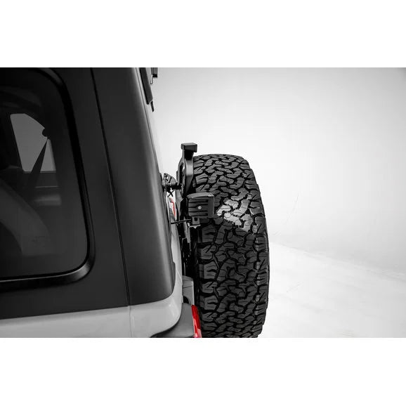 Load image into Gallery viewer, ZROADZ Z394951 Rear Spare Tire LED Brackets for (2) 3&quot; Led Light Pods for 18-24 Jeep Wrangler JL
