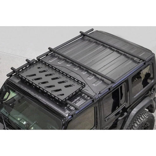 Dee Zee DZ4472JL Aluminum Roof Rack System for 18-22 Jeep Wrangler JL Unlimited 4-Door