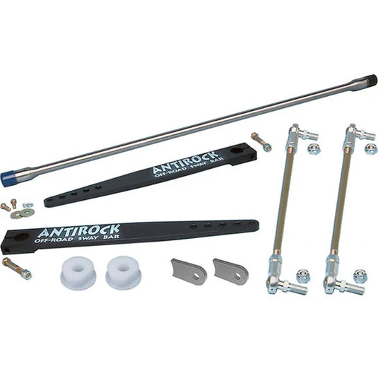 RockJock CE-9900YJF Antirock Front Sway Bar Kit with Steel Arms for 87-95 Jeep Wrangler YJ