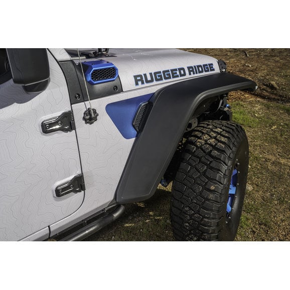 Load image into Gallery viewer, Rugged Ridge 11640.51 Max-Terrain Fender Flares for 18-24 Jeep Wrangler JL
