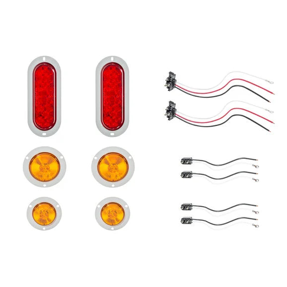 Truck-Lite ILS LED Tail Light Kit for 84-01 Jeep Cherokee XJ with JCR HD Tail Light Housings