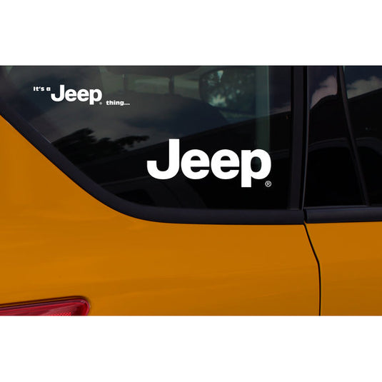 Chroma Graphics 9991 Its A Jeep Thing with Jeep Logo Decal Set