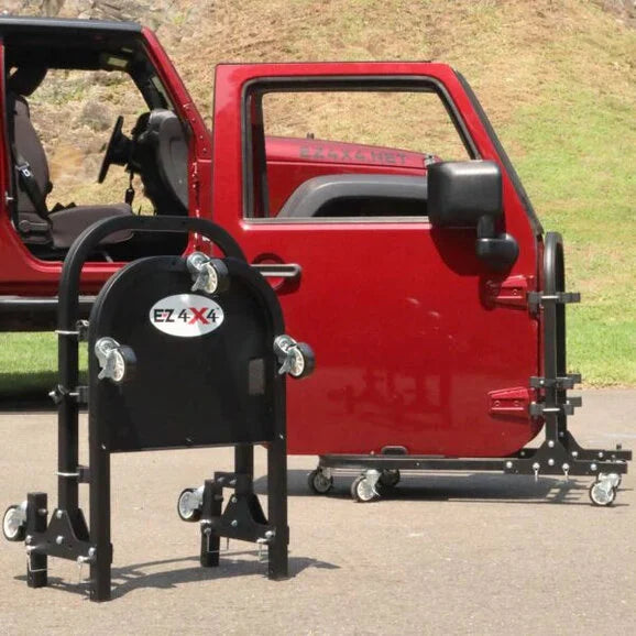 Load image into Gallery viewer, EZ 4X4 Door Holder Rolling Cart for 97-24 Jeep Wrangler &amp; Gladiator
