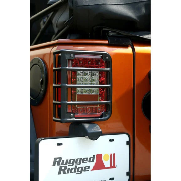 Load image into Gallery viewer, Rugged Ridge Euro Tail Light Guards for 07-18 Jeep Wrangler JK
