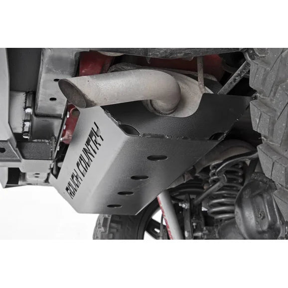 Load image into Gallery viewer, Rough Country 779 Muffler Skid Plate for 07-18 Jeep Wrangler JK
