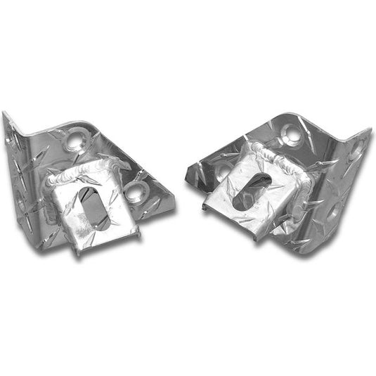 Warrior Products Windshield Light Brackets for 76-95 Jeep CJ-5, CJ-7 & Wrangler YJ