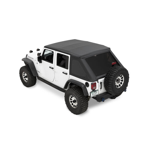 Bestop 5682535 Ascent Soft Top in Black Diamond for 07-18 Jeep Wrangler JK Unlimited 4-Door