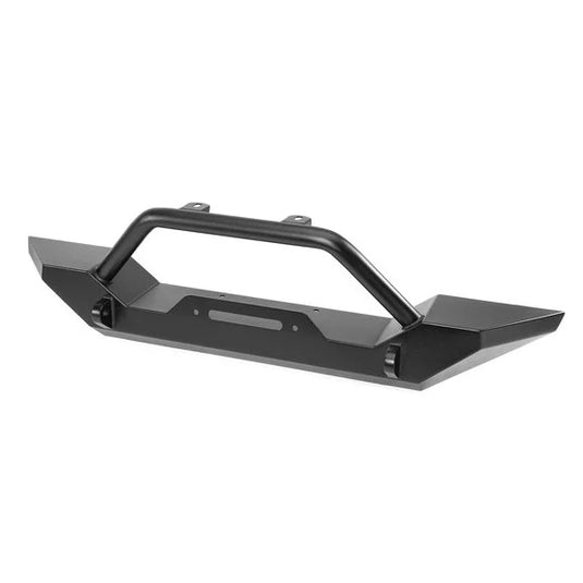 TACTIK Winch Ready Front Bumper with Hoop & D-Rings for 97-06 Jeep Wrangler TJ & Unlimited