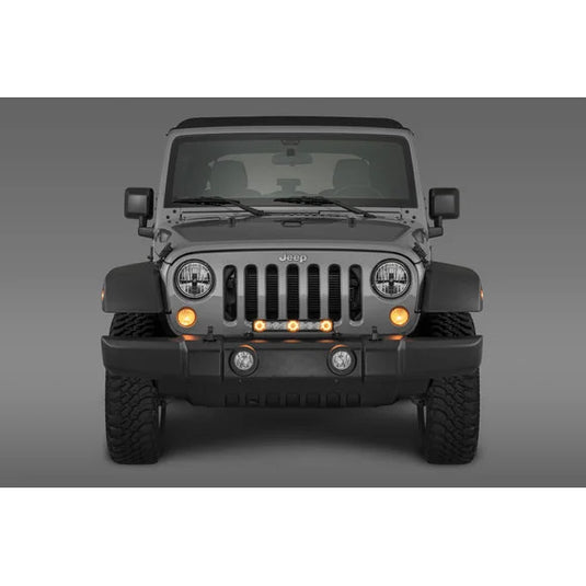 Quadratec J3 LED 17" Light Bar with Amber Clearance Lights