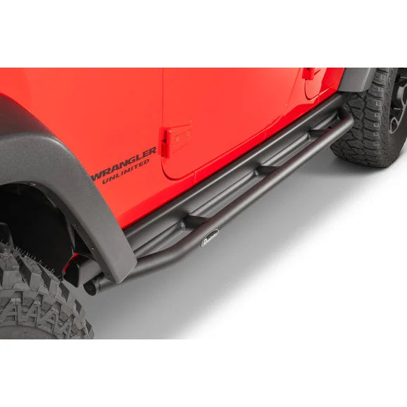 Load image into Gallery viewer, Quadratec QRC Rock Sliders for 07-18 Jeep Wrangler Unlimited Rubicon JK 4-Door
