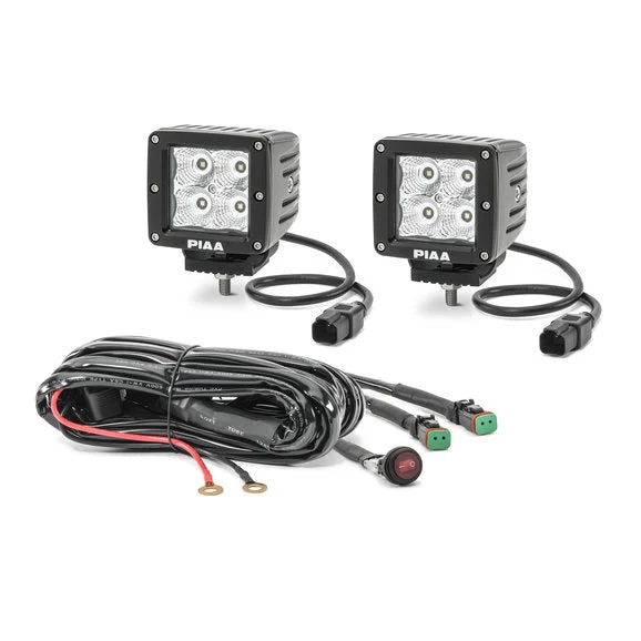 Load image into Gallery viewer, PIAA Quad Series LED Cube Lights with Harness
