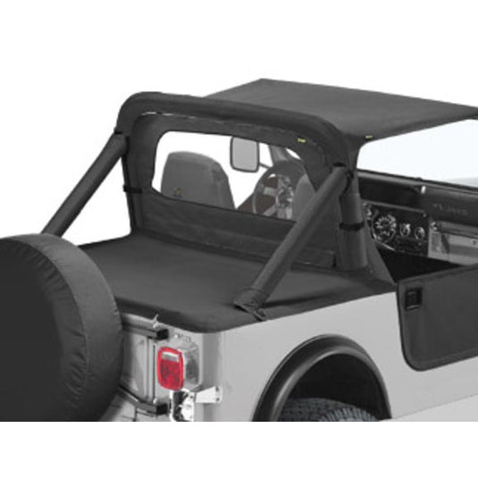 Bestop Bikini Top, Windjammer & Duster Deck Cover Combo for 80-86 Jeep CJ7 Equipped with Bestop Supertop Soft Top