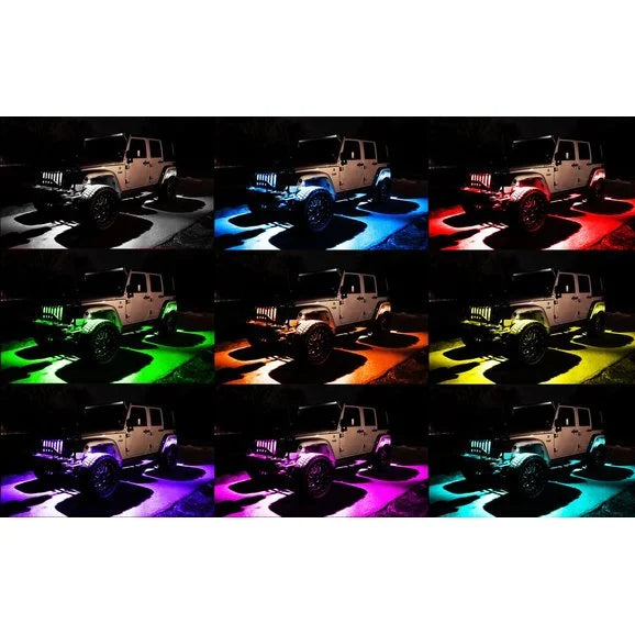 Load image into Gallery viewer, Oracle Lighting ColorSHIFT Underbody Rock Light Kit
