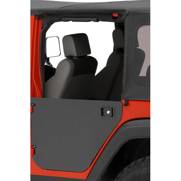 Load image into Gallery viewer, Bestop 51804-01 HighRock 4x4 Element Rear Door Enclosure Kit for 07-18 Jeep Wrangler Unlimited JK 4 Door
