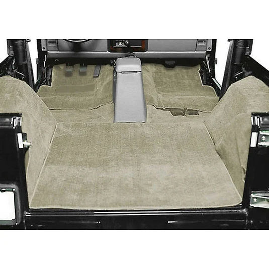 Seatz Manufacturing 79800-44 Indoor/Outdoor Carpet Set in Dark Tan for 04-06 Jeep Wrangler TJ Unlimited