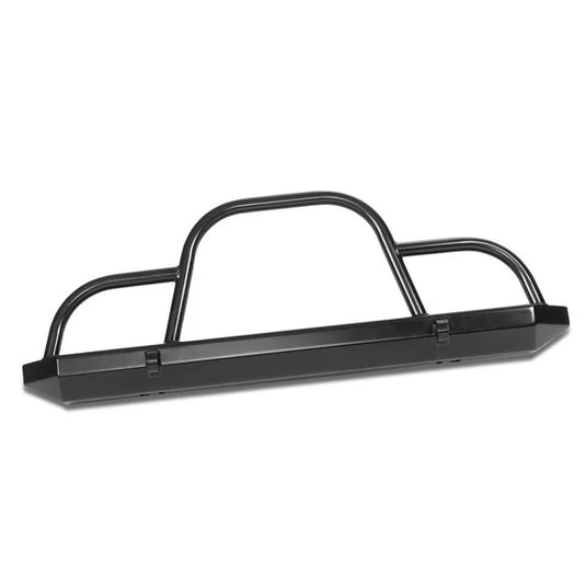 Warrior Products 57050 Front Rock Crawler Bumper with Brush Guard for 76-06 Jeep CJ5, CJ7, CJ8, Wrangler YJ, TJ & Unlimited